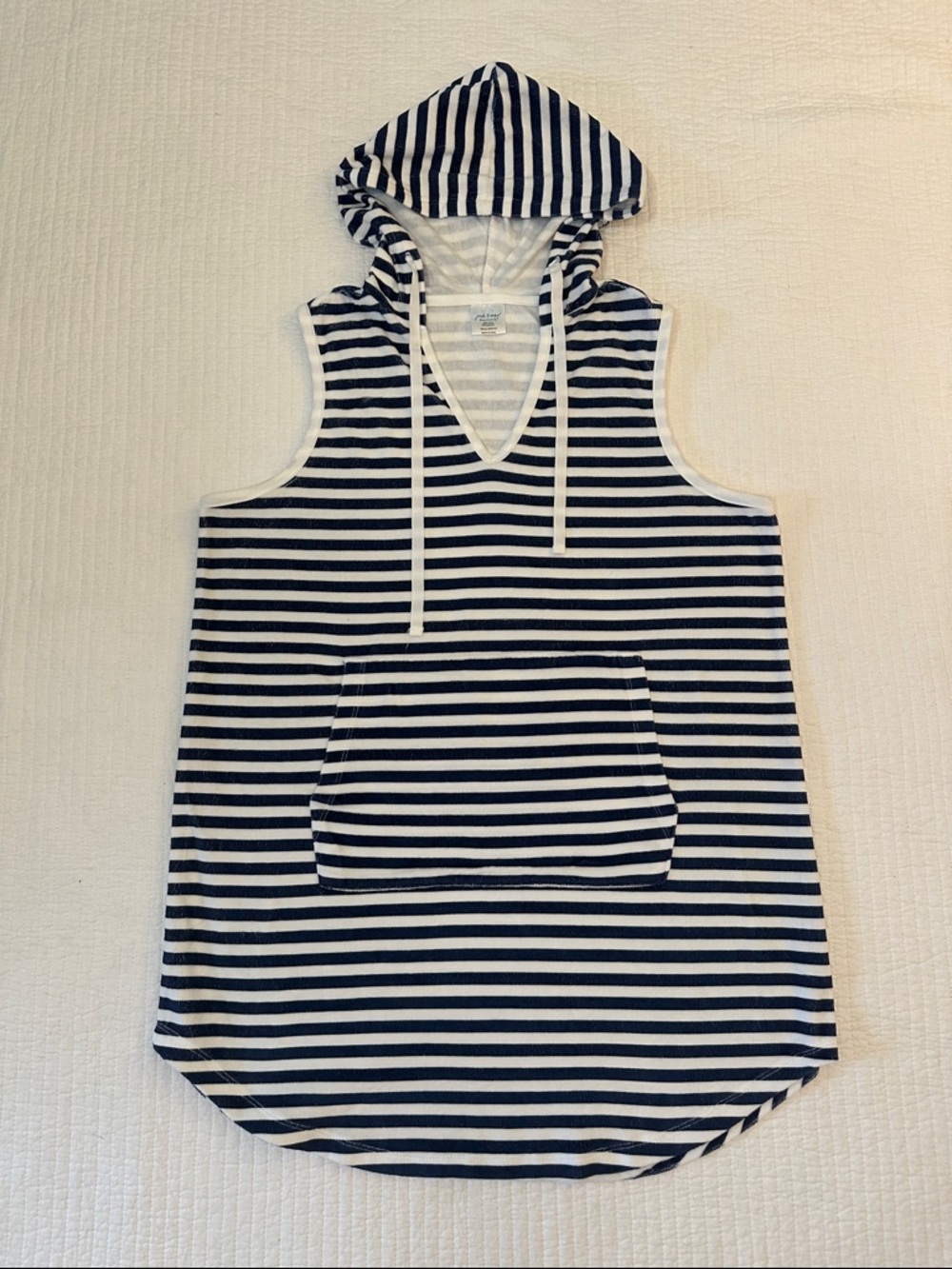Jack and Missy striped terry cloth resort coverup size S/M